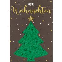 Weihnachten Bling Bling Glückwunschkartemit Umschlag...