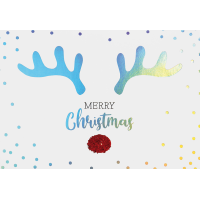 Weihnachten Bling Bling Glückwunschkartemit Umschlag...