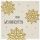 Weihnachten Bling Bling Quadratische Glückwunschkarte mit Umschlag goldene Schneeflocke Frohe Weihnachten