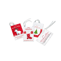 Weihnachten Geschenkanhänger Mehrstückpackung 4...