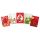 Weihnachten Grußkarten-Packung 5 Karten 11,6 x 16,6 cm mit Briefumschlägen klassische Motive