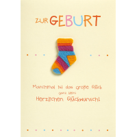 Geburt Baby Freudiges Ereignis Glückwunschkarte mit...