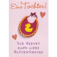 Geburt Mädchen Baby Freudiges Ereignis...