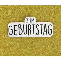 Geburtstag Zum Geburtstag Glitzer gold...