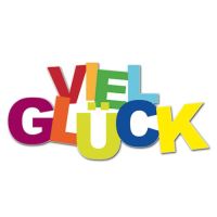 Allgemeine Wünsche Viel Glück bunt...