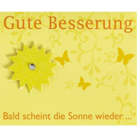 Genesung Gute Besserung Midi-Glückwunschkarte...
