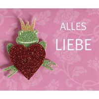 Allgemeine Wünsche - Alles Liebe - Midi-Klammerkarte...