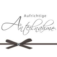 Trauer Beileid Kondolenz Midi-Beileidskarte...