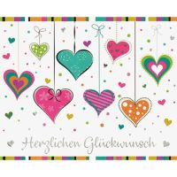 Allgemeine Wünsche Herzlichen Glückwunsch bunte...
