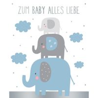 Geburt Baby Freudiges Ereignis Midi-Glückwunschkarte...