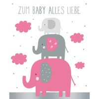 Geburt Baby Freudiges Ereignis Midi-Glückwunschkarte...