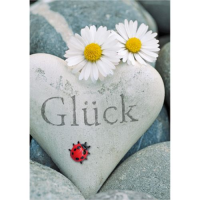 Ohne Text - Blanko - Stein mit Glück -...