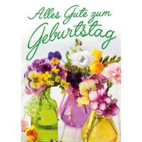 Geburtstag Alles Gute zum Geburtstag Blümchen in...