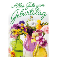 Geburtstag Alles Gute zum Geburtstag Blümchen in...