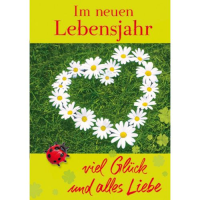 Geburtstag Im neuen Lebensjahr viel Glück und alles...