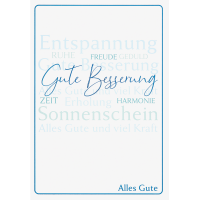 Genesung - Gute Besserung - Unverpackt -...