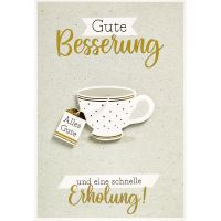 Genesung Gute Besserung Glückwunschkarte mit...
