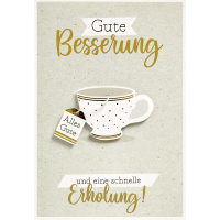 Genesung Gute Besserung Glückwunschkarte mit...