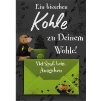 Geldkarte Glückwunschkarte mit Umschlag Bisschen...