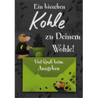 Geldkarte Glückwunschkarte mit Umschlag Bisschen...