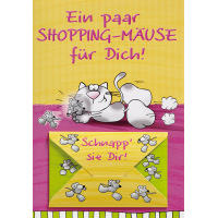Geldkarte Glückwunschkarte mit Umschlag und...
