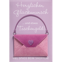 Geldkarte Glückwunschkarte mit Umschlag und...