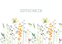 Gutschein - Glückwunschkarte im Format 11,5x17cm mit...