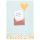 Geburtstag unverpackte Glückwunschkarte mit Umschlag  Happy Birthday to you Brief mit Herzluftballon