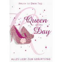 Geburtstag Glückwunschkarte mit Umschlag Queen of...