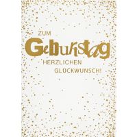 Geburtstag unverpackte Glückwunschkarte mit Umschlag...