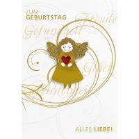 Geburtstag unverpackte Glückwunschkarte mit Umschlag...