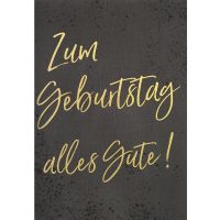 Geburtstag unverpackte Glückwunschkarte mit Umschlag...