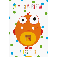Geburtstag Zahl Glückwunschkarte mit Umschlag...