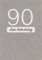 90. Geburtstag - Glückwunschkarte im Format...