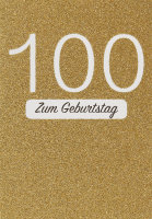 100. Geburtstag - Glückwunschkarte im Format...