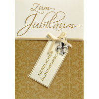 Jubiläum Glückwunschkarte mit Umschlag mit...