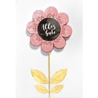 Allgemeine Wünsche - Alles Gute - Black & Gold -...