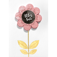 Allgemeine Wünsche - Alles Gute - Black & Gold -...
