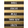 Danke Black & Gold Glückwunschkarte mit Umschlag Gracias Merci Thank you Grazie