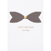 Geburtstag Black & Gold Glückwunschkarte mit...