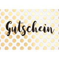 Gutschein Glückwunschkarte mit Umschlag Black &...