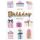 Geburtstag Glückwunschkarte mit Umschlag Lettering Happy Birthday Wishes Geschenke