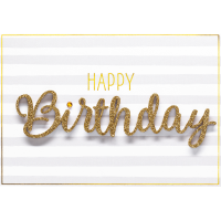 Geburtstag Glückwunschkarte mit Umschlag Lettering...
