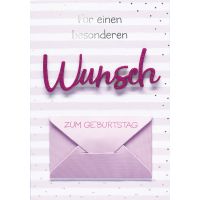 Geldkarte Glückwunschkarte mit Umschlag und...