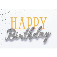 Geburtstag Glückwunschkarte mit Umschlag Lettering...