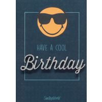 Geburtstag Glückwunschkarte mit Umschlag Lettering...