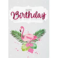 Geburtstag Glückwunschkarte mit Umschlag Lettering...