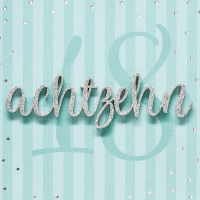 18. Geburtstag Volljährigkeit achtzehn Lettering...