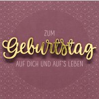 Geburtstag quadratische Glückwunschkarte mit...