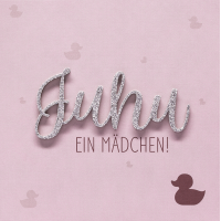 Geburt Baby Freudiges Ereignis Lettering quadratische...